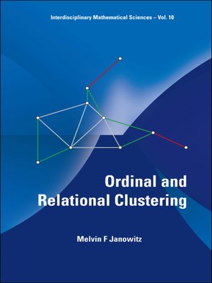 cover image of Ordinal and Relational Clustering (With Cd-rom)
